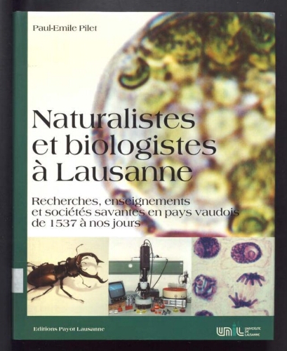 Naturalistes et biologistes à Lausanne