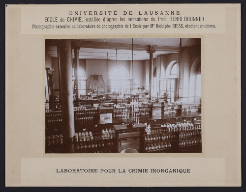 Laboratoire pour la chimie inorganique, Université de Lausanne