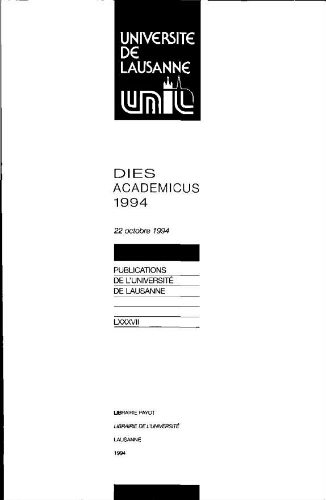 Dies Academicus 1994