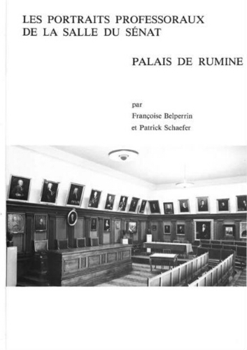 Les portraits professoraux de la Salle du Sénat, Palais de Rumine