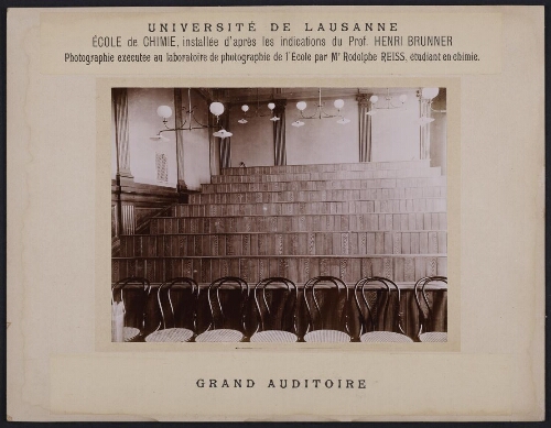 Grand auditoire, Université de Lausanne