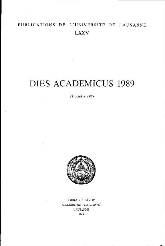 Dies Academicus 1989