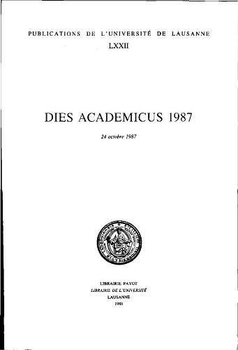 Dies Academicus 1987