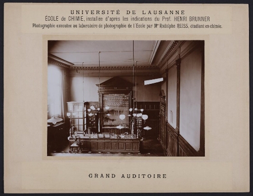 Grand auditoire, Université de Lausanne