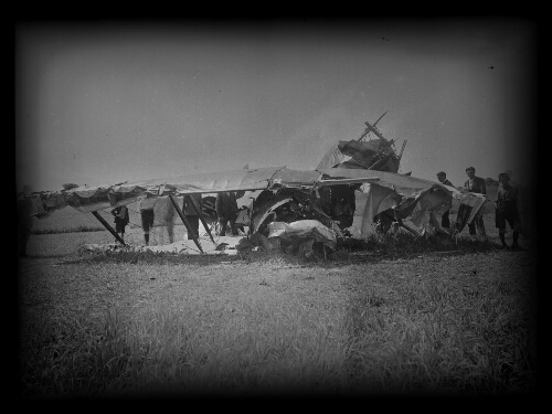 Accident d’avion Johner (4 photographies)