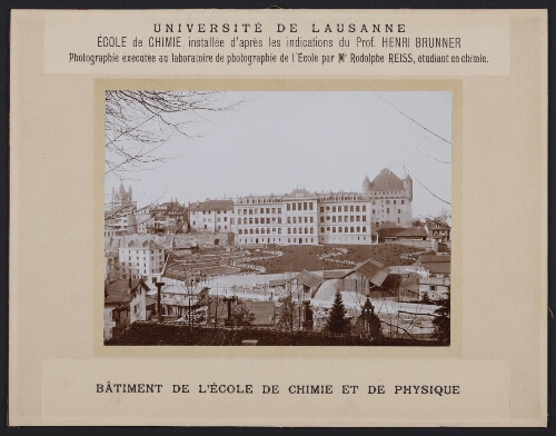 Bâtiment de l'Ecole de chimie et de physique, Université de Lausanne