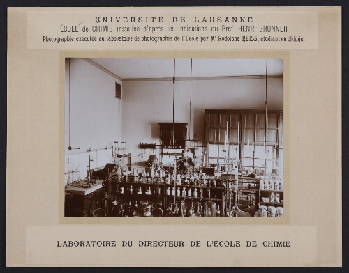 Laboratoire du directeur de l'école de chimie
, Université de Lausanne