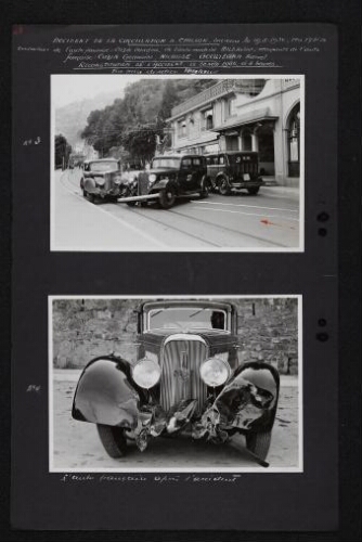 Accident de la circulation à Chillon